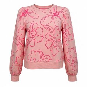 Lilly Pulitzer Lissome Long Sleeve Sweatshirt Size XXS 100% Cotton